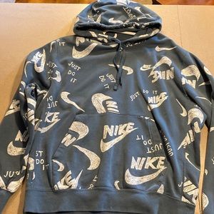 NIKE Dark Aqua Symbol hoodie